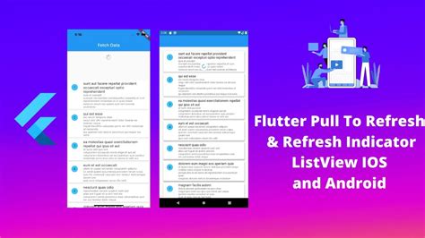 Flutter Pull To Refresh Refresh Indicator Listview Ios And Android