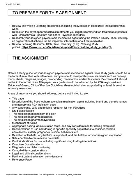 Week 7 Assignment Course Work 11423 807 Am Week 7 Assignment