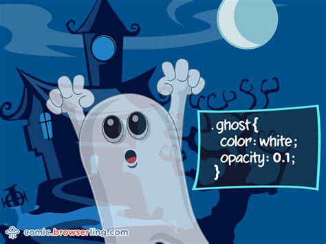 Ghost CSS Pun By Browserling On Dribbble