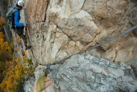 Look Out Below! Via Ferrata at Nelson Rocks Outdoor Center, West ...