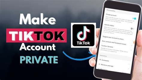 How To Make Tiktok Account Private Youtube