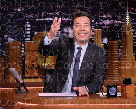 Jimmy Fallon Signed 8x10 Print Photo Photograph Picture Poster Etsy