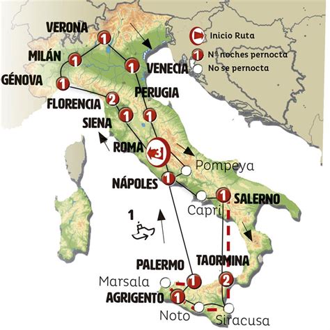 Viva Italia Y Sicilia Europa Mediterr Nea