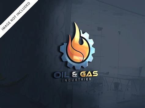 Premium PSD | Petroleum logo template