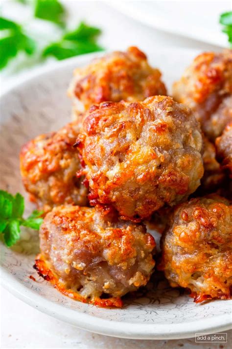 Sausage Balls Recipe Add A Pinch