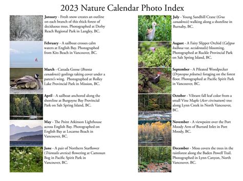 2023 Nature Calendar Now Available!