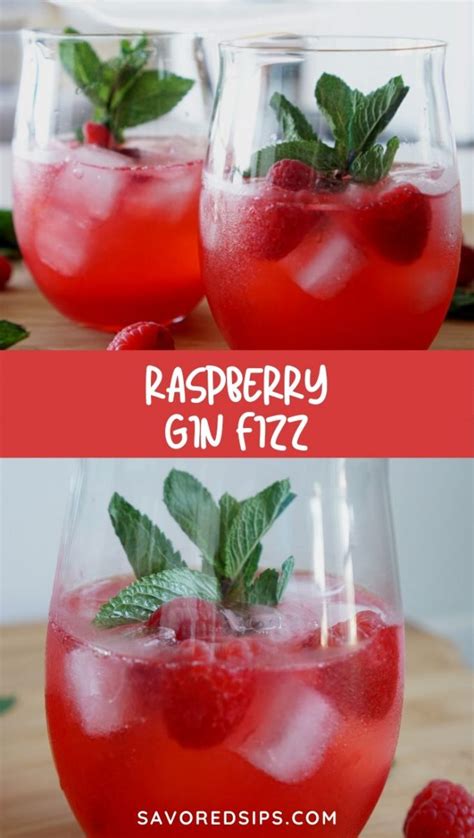 Refreshing Raspberry Gin Fizz Recipe Perfect For Summer Sipping