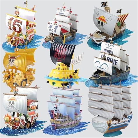 One Piece Boat Thousand Sunny Red Force Going Merry Trafalgar Laws