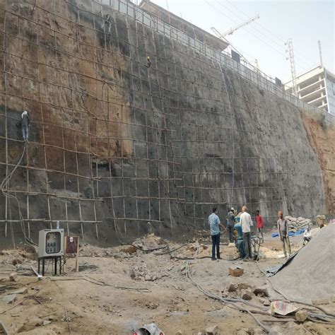 Shotcrete Guniting Work Services At Rs Square Meter In Malkajgiri