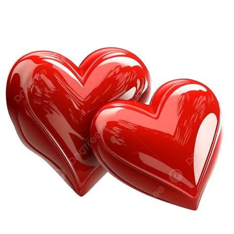 Valentines Day 3d Hearts Red Valentines Day 3d Hearts Red Love Png