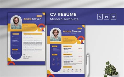 Creative Graphic Designer CV Resume #318243 - TemplateMonster