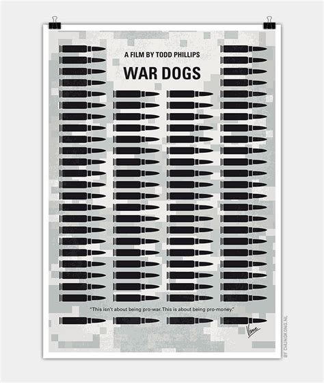 No1032 My War Dogs minimal movie poster | CHUNGKONG