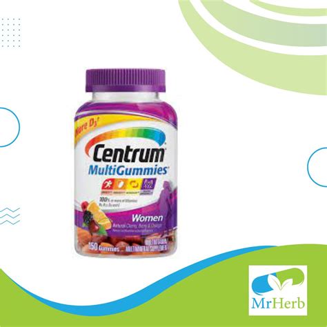 Centrum Multivitamin Gummies Women’s Mr Herb