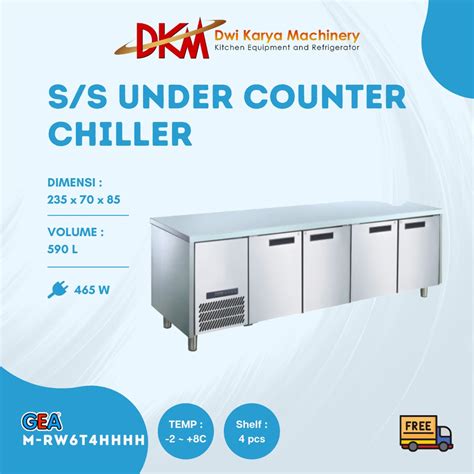 Jual S S Under Counter Chiller Type M Rw T Hhhh Gea Shopee Indonesia