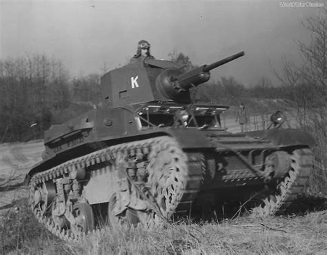 M2A4 Light Tank During Maneuvers At Fort Knox In 1941 World War Photos