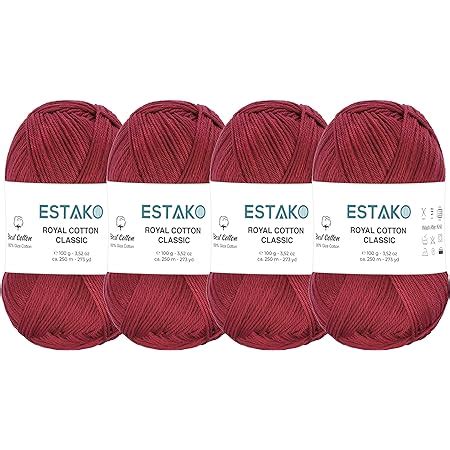 Amazon Estako Royal Cotton Classic Skeins Pack Giza