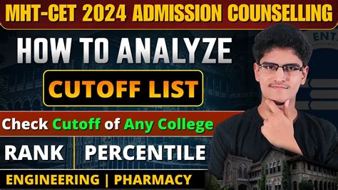 Mht Cet How To Analyze Cutoff List Check Cutoff Of Any College