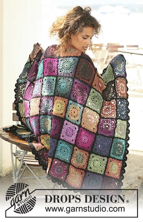 Bohemian Oasis Drops Free Crochet Patterns By Drops Design