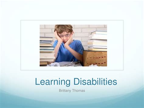 Ppt Learning Disabilities Powerpoint Presentation Free Download Id