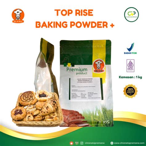 Top Rise Baking Powder Pengembang Kue 1 Kg Supplier Bahan Kue