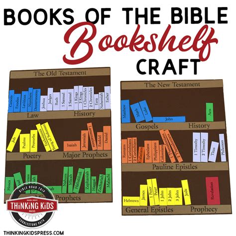 Books of the Bible Bookshelf Craft – Thinking Kids Press