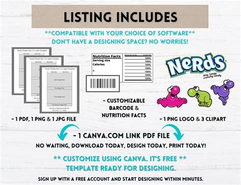 Nerds Box Template