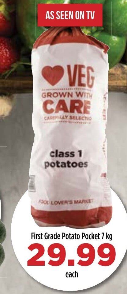 First Grade Potato Pocket Kg Offer At Food Lover S Market