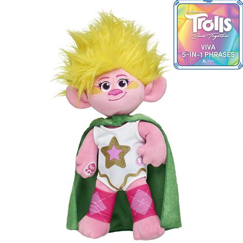 Dreamworks Trolls Stuffed Toys Viva T Set With Sound 41 Off