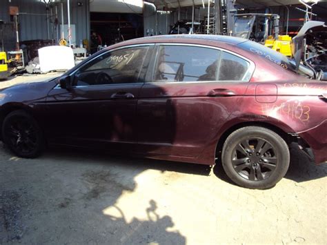 2008 Honda Accord 4 Door Sedan Lx P Model 24l At Fwd Color Burgundy