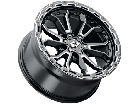 Vision Milled Gloss Black Korupt Wheels Realtruck