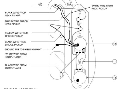 Help needed for Telecaster pickup wiring. : telecaster