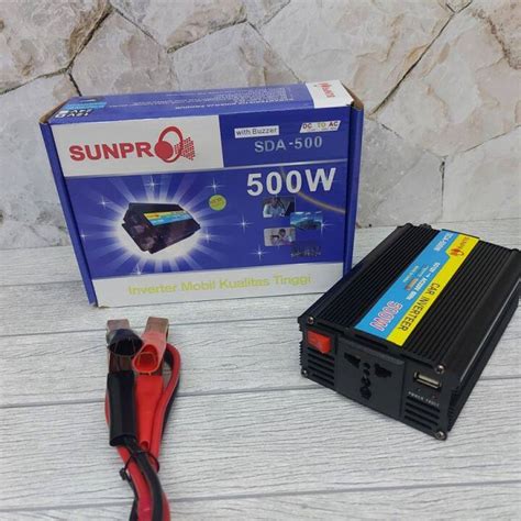 Power Inverter Sunpro 500w 12v 24v Inverter Mobil 500w SDA 500