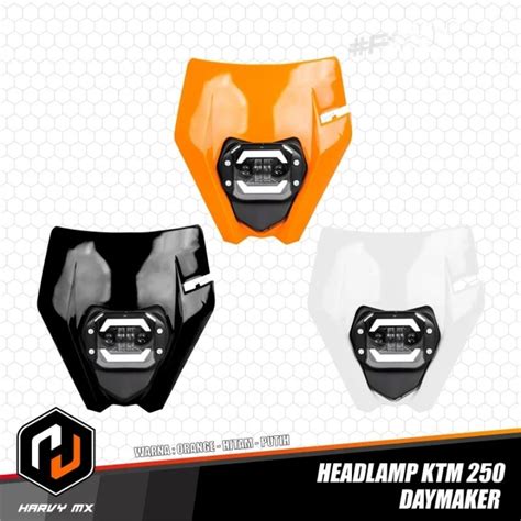 Jual HEADLAMP KTM 250 2017 12 LED DAN DAYMAKER REFLEKTOR LAMPU DEPAN