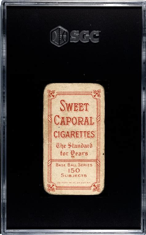 1909 T206 Red Ames Portrait Sweet Caporal 150 SGC 1 EBay