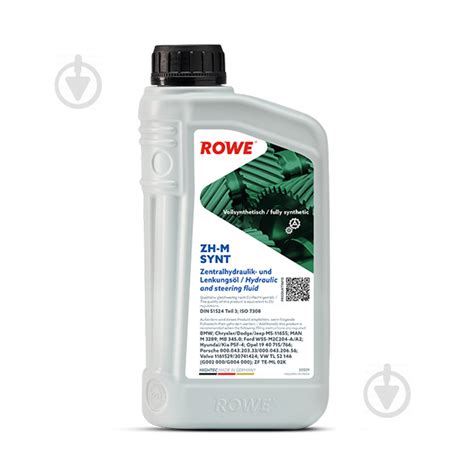 ᐉ Мастило гідравлічне ROWE ROWE HIGHTEC ZH-M SYNT 1 л(30509-0010-03 ...