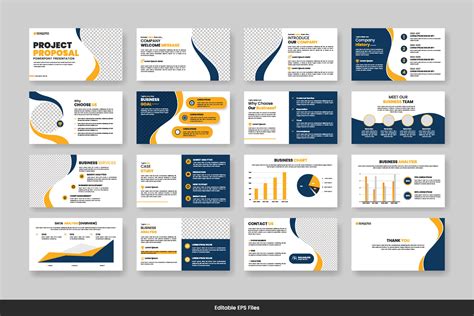 Vektor Geschäft Power Point Präsentation Folien Vorlage Grün Farbe