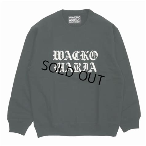 Wacko Maria Heavy Weight Crew Neck Sweat Shirtblack