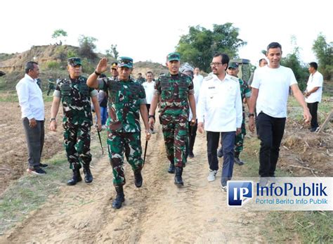 Infopublik Pj Bupati Aceh Utara Ikut Dampingi Pangdam Tinjau Lahan