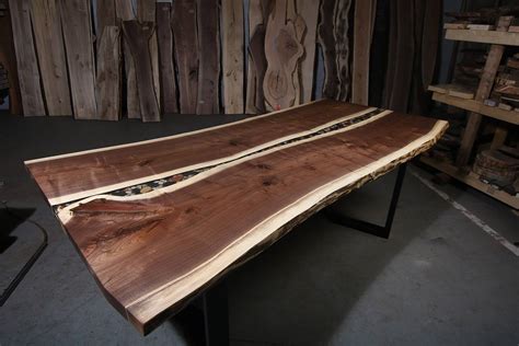 Live Edge Walnut River Table Anglewood Furniture