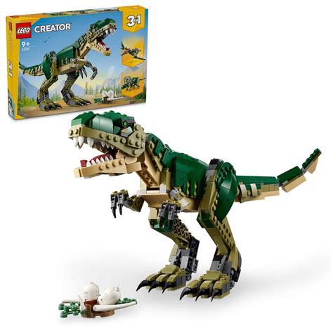 LEGO Creator 3in1 T Rex Figure Toy Dinosaur Set 31151 Toys Zavvi UK