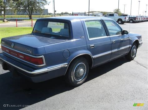 1988 Blue Dodge Dynasty Le 37532021 Photo 4 Car