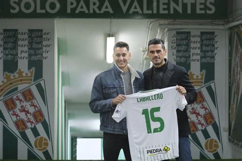 La Presentaci N De Antonio Caballero Como Jugador Del C Rdoba Cf En