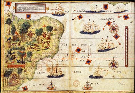 12a mapa Terra Brasilis Lopo Homen 1519 Ensinar História Joelza