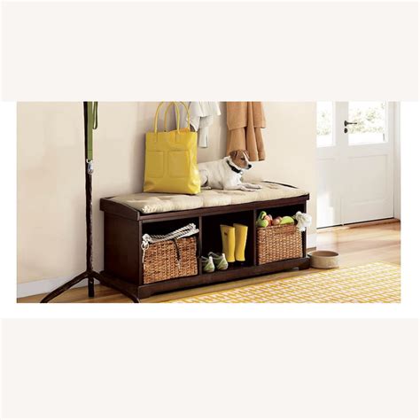 Pottery Barn Samantha Entryway Bench Aptdeco