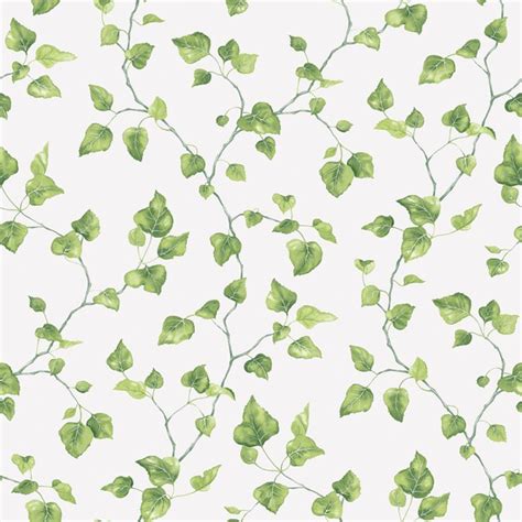 G45431 | Green Just Ivy Leaf Leaf Wallpaper