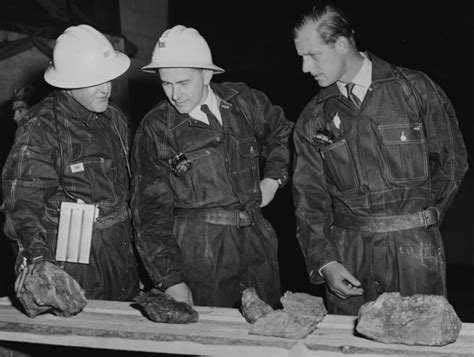 Inspecting a Uranium Mine in Canada in 1954 | Rare Pictures of Prince ...