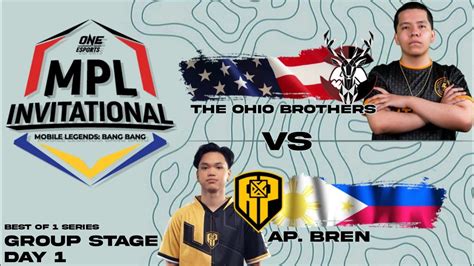 AP BREN VS THE OHIO BROTHERS GROUP STAGE DAY 1 Oneesports MPL