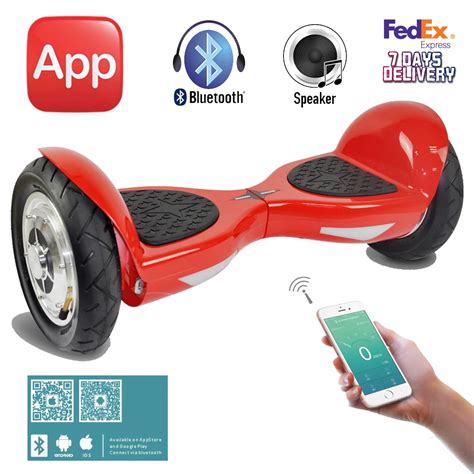 Aliexpress Buy App Inch Hoverboard With Bluetooth Two Wheels