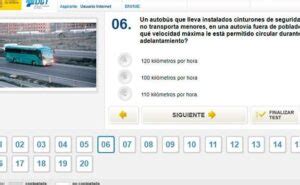 Test De Examen DGT Permiso D