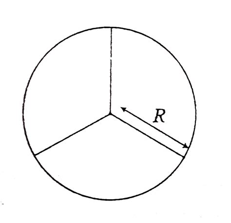 Three Rings Each Of Mass M And Radius R Are So Placed That They Touch